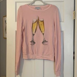 Wildfox Champagne Sweatshirt